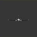 Sleek White Small Private Jet With Twin Engines And Cockpit Windows