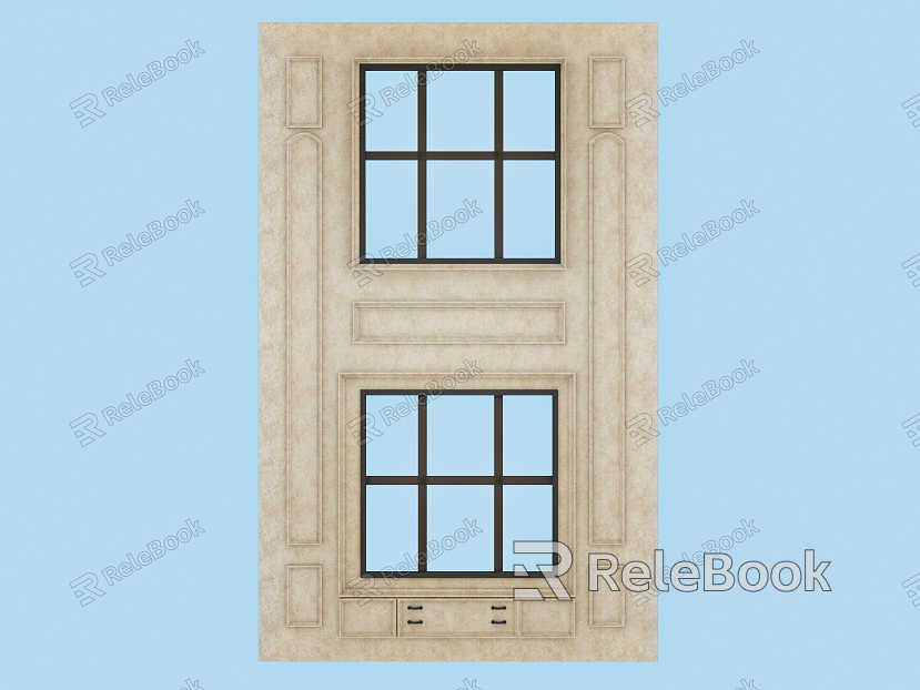 Jane European wall marble wall doors and windows model