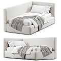 Modern Single Bed Sofa Bed Single Bed Multi-function Sofa 3d model