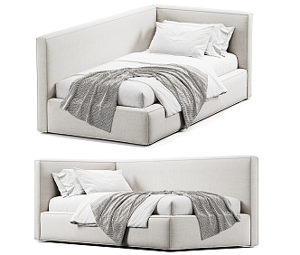 Modern Single Bed Sofa Bed Single Bed Multi-function Sofa 3d model