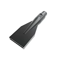 Black Metal Industrial Tool Component With Conical Tip And Flat Base Design 3d model