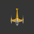 Modern aircraft spacecraft spacecraft spacecraft spacecraft 3d model