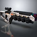 Modern Sci-Fi Gun Sci-Fi Gun Sci-Fi Game Gun Game Gun Concept Gun Laser Gun 3d model