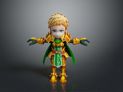 Western Samurai Western Warrior Western Hero Western Warrior Knight Hero Ancient Warrior Paladin 3d model