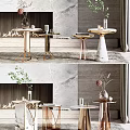Light luxury side several side several corner several combination 3d model