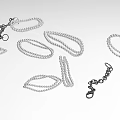 Various Pearl Jewelry Pieces With Delicate Chain Design And Elegant Styles For Women