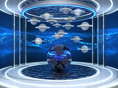 Modern Beauty Chen 3d model