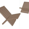 Modern Brown Ball Shaped Leisure Chair With Unique Creative Design Structure
