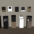 Various Color Wall Mounted And Floor Standing Water Dispensers For Home Use