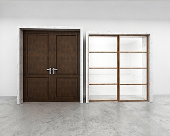 Door combination 3d model