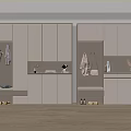 Modern Entryway Shoe Cabinet Design With Open Shelves Coat Hooks And Shoe Bench
