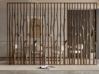 Quiet wind partition 3d model