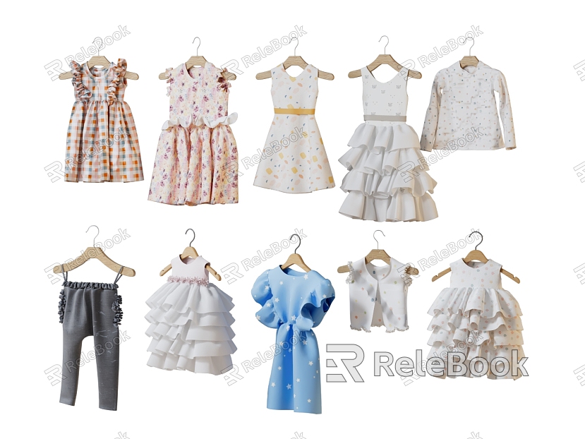 Children's Clothes Clothing Girls dress Girls Skirt Children's Clothing model