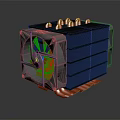 High Performance CPU Cooler With Red Fan And Aluminum Heat Sink