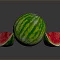 Watermelon Kirin Watermelon Black Beauty Watermelon Seedless Watermelon 3d model