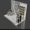 Aoyuan Zhongxin Yufu Modern Photo Check In Spot With Golden Decorations And Gift Box Structures