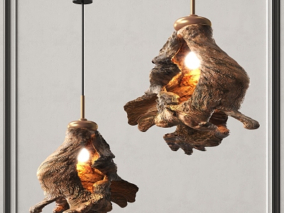 Quiet Wind Chandelier 3d model