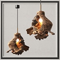 Quiet Wind Chandelier 3d model