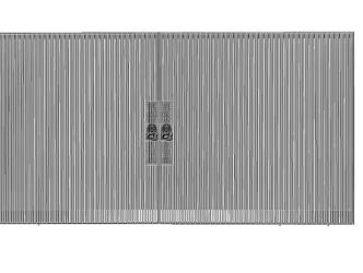 New Chinese style gate wall 3d model