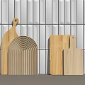 modern chopping board kitchenware chopping board 3d model