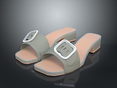 Sandals Peep Toe Shoes Platform Shoes Roman Sandals High Heel Sandals Wedge Sandals 3d model