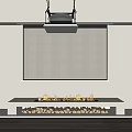Projector screen 3d model