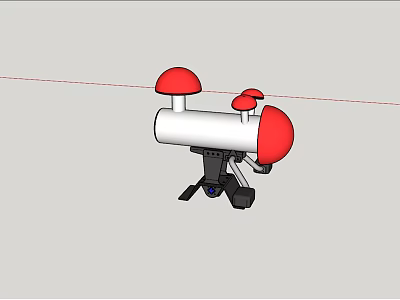 Modern rocking horse mushroom 3d model Modern rocking horse mushroom 3d model