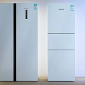 Modern refrigerator 3d model