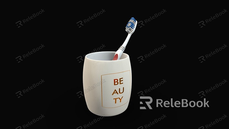 Modern mouthwash cup toothbrush holder toothbrush cartoon toothbrush toiletries model