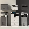 Printer Copier Scanner Office Equipment 3d model