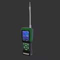 Portable Industrial Gas Detector With Green Black Design And Digital Display Probe