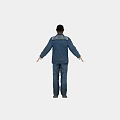 Characters with Bones Man Characters Skeleton Characters Prisoners 3d model