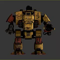 Mech Warrior Mech Soldier Machine Battlearm Mechanical Battlearm Machine Fighter Robot 3d model