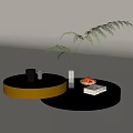 Modern Simple Coffee Table Splicing Coffee Table 3d model