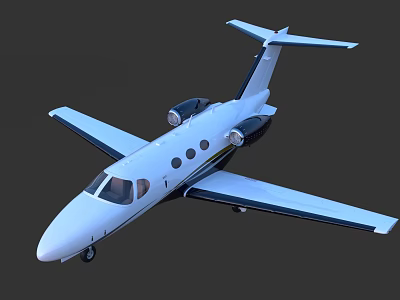 White Passenger Jet With Twin Engines Round Windows And Modern Design 3d model