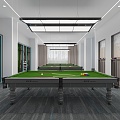 Billiard room Billiard table 3d model