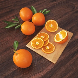 Oranges 3d model