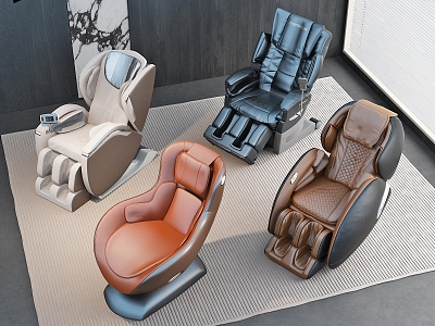 massage chair massage sofa 3d model