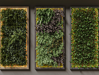 Modern Plant Wall Plant Wall Decoration 3d model