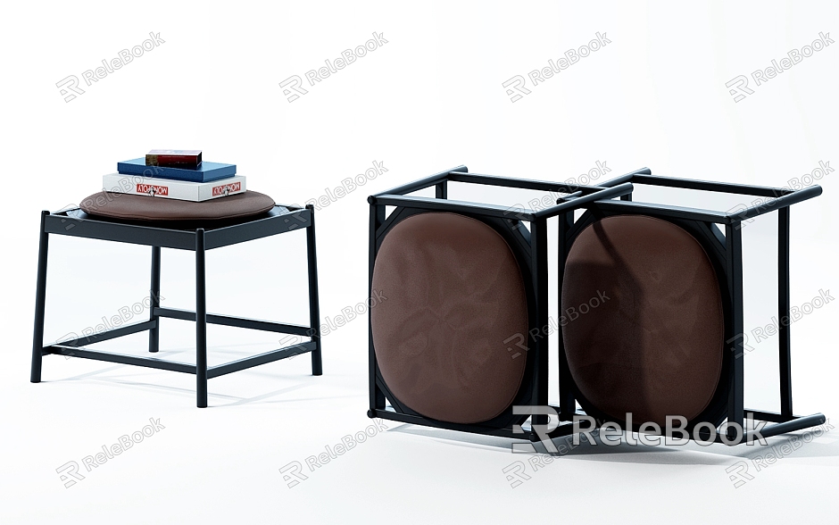 New Chinese Style Stool Low Stool Combination model