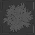 Pink Flowering Arbor With Lush Blossoms And Human Silhouette Against Dark Background