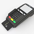 Business Equipment POS Terminal with Numeric Keypad Credit Card Slot and Display Screen