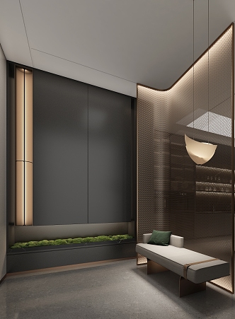 SCD Zheng Shufen Beijing Gezhouba Hallway 3d model