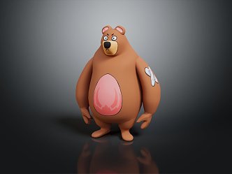 Modern Toy Cartoon Bear Anime Bear Big Bear 3d model