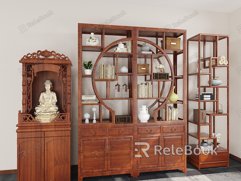 New Chinese Antique Rack model