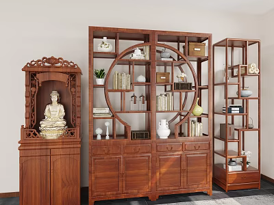 New Chinese Antique Rack 3d model