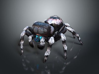 spider poisonous spider big spider reptile insect animal game animal cartoon animal 3d model