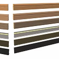 Various Baseboard Trim Options In Different Colors And Materials For Home Decor