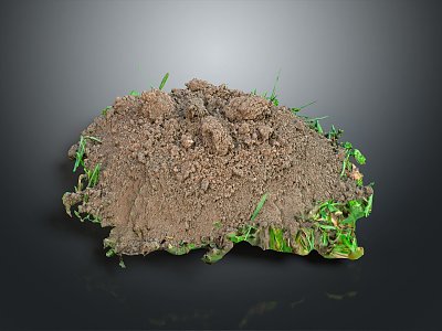 Pit Hole Soil Pit Sand Pit Ground Hole Meteor Crater Natural Landscape Realistic model