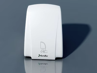 Braliu Swing Door Pull Handle Device With White Design And Icon 3d model